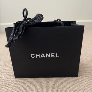 Chanel paper shopping bag
